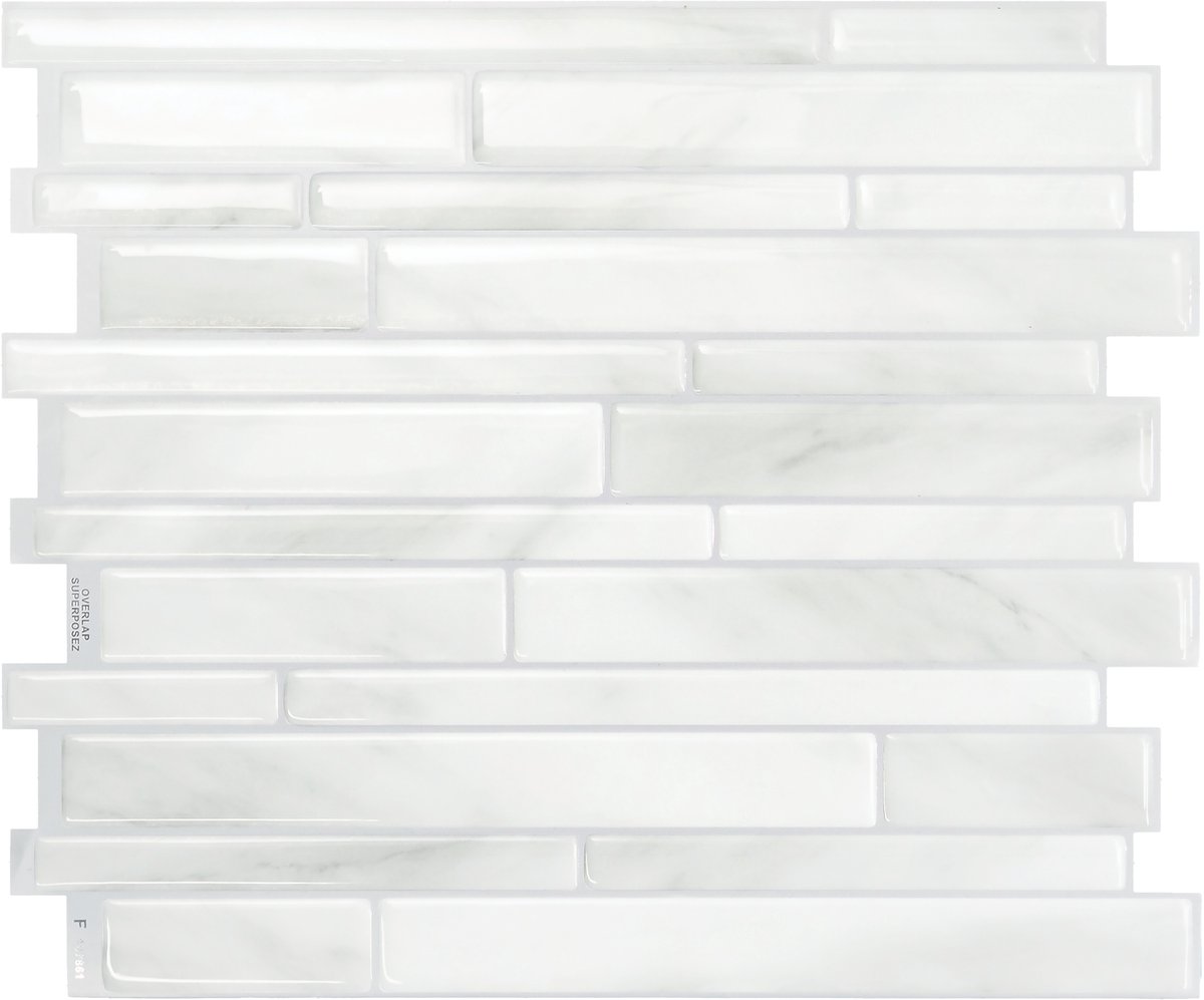 Smart Tiles Zelfklevende keuken achterwand voor keuken en badkamer Milano 4 29,33x24,45 cm