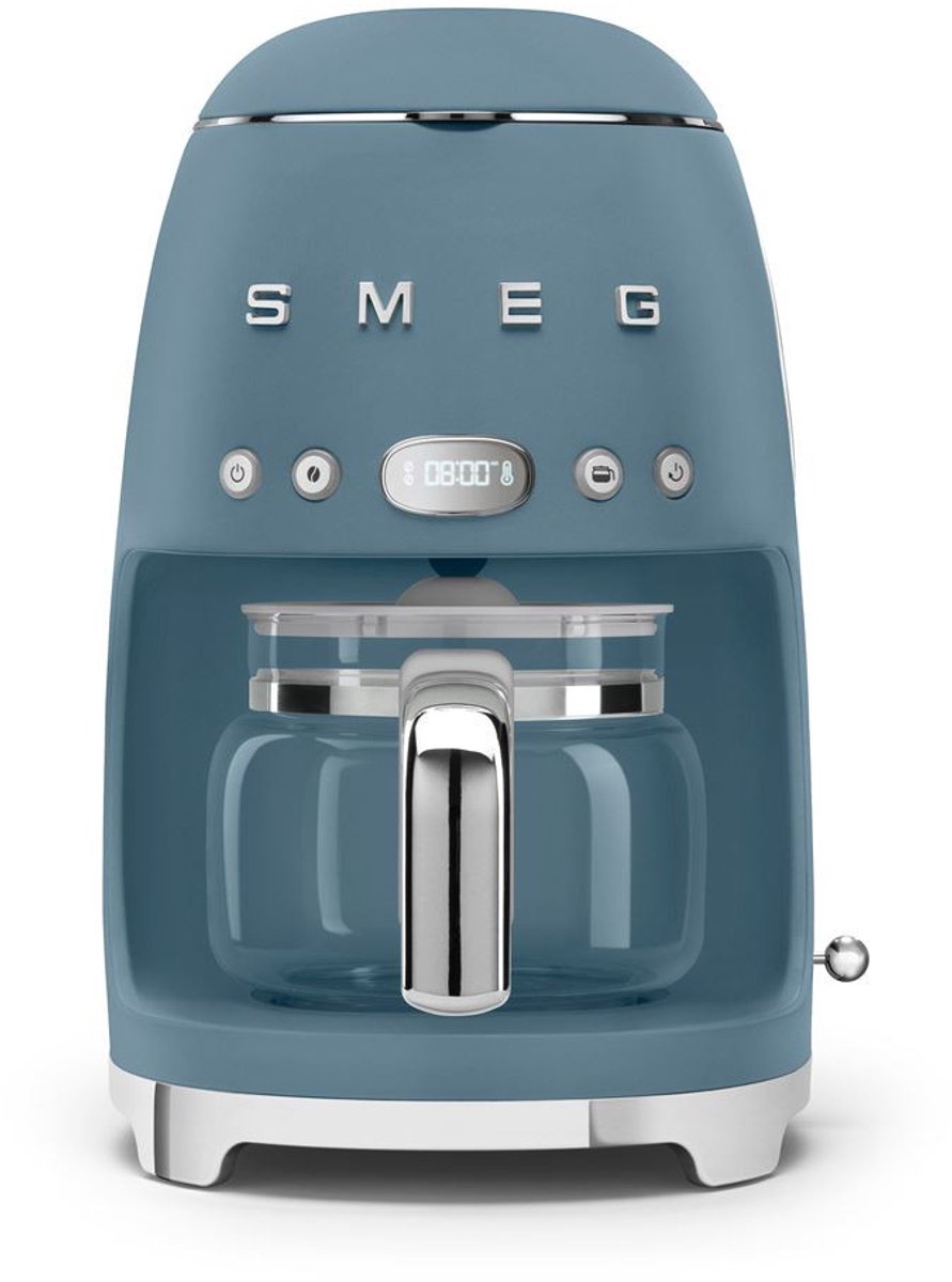 SMEG DCF02SBMEU - Filterkoffiemachine - Storm Blue - Warmhoudfunctie
