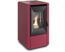 Poêle à pellets Kalor Smart 6kW - Bordeaux Rouge