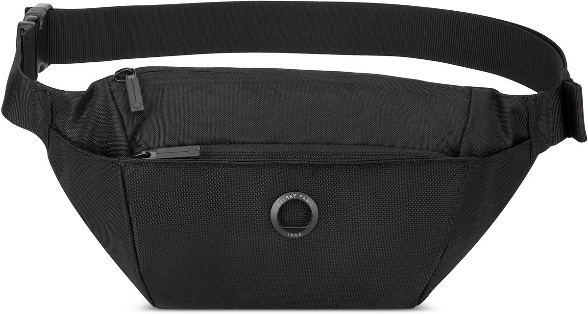 DELSEY Urban Bag Large Heuptas Crossbody Tas - Zwart