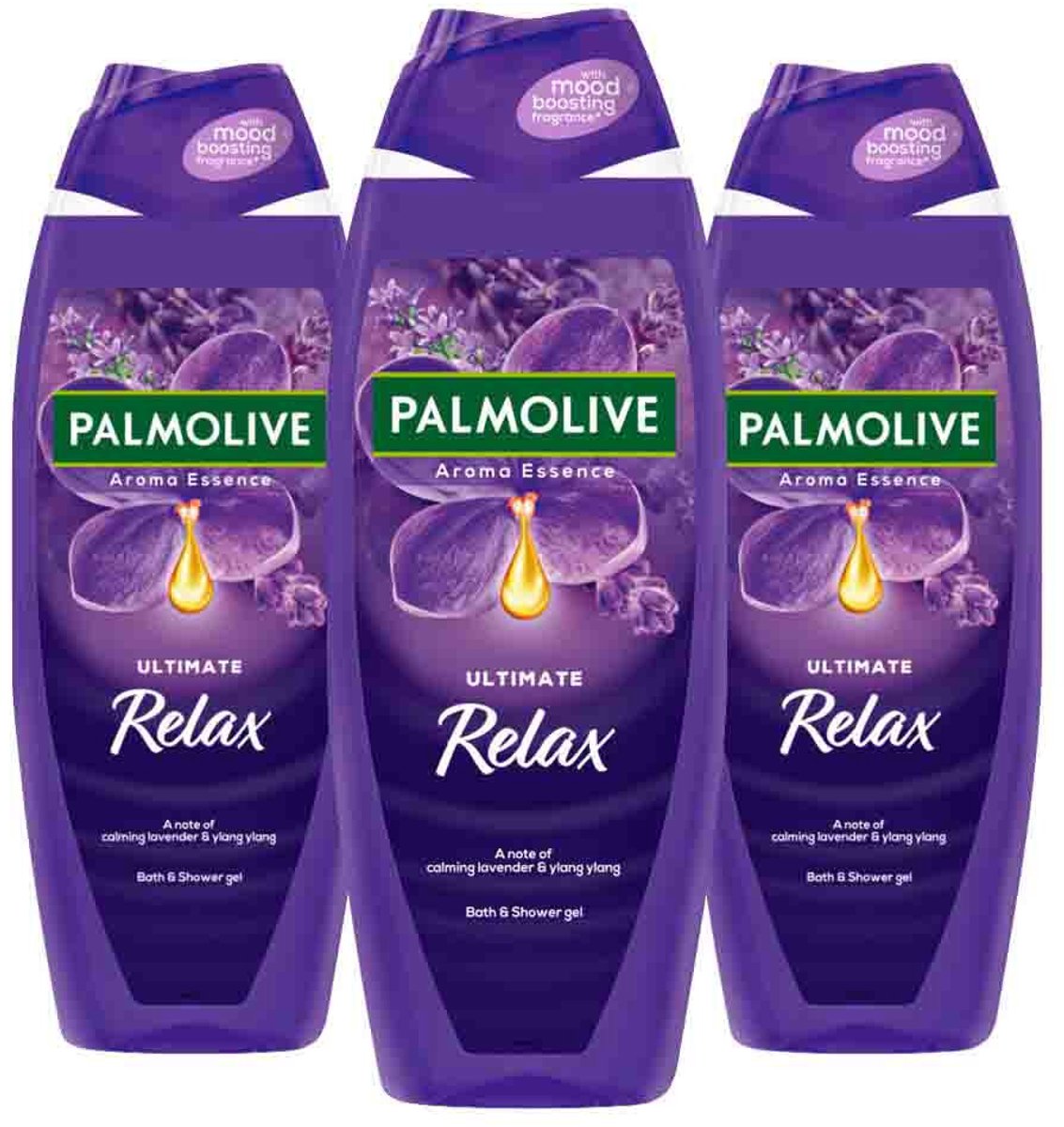 Palmolive Douchegel Aroma Essence Ultimate Relax - 3 x 650 ml - Voordeelverpakking