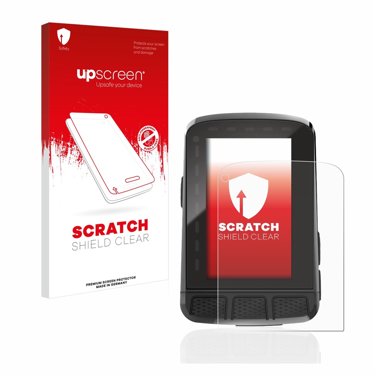 upscreen - Screenprotector voor Wahoo Elemnt Roam 2 - Folie Beschermfolie transparant