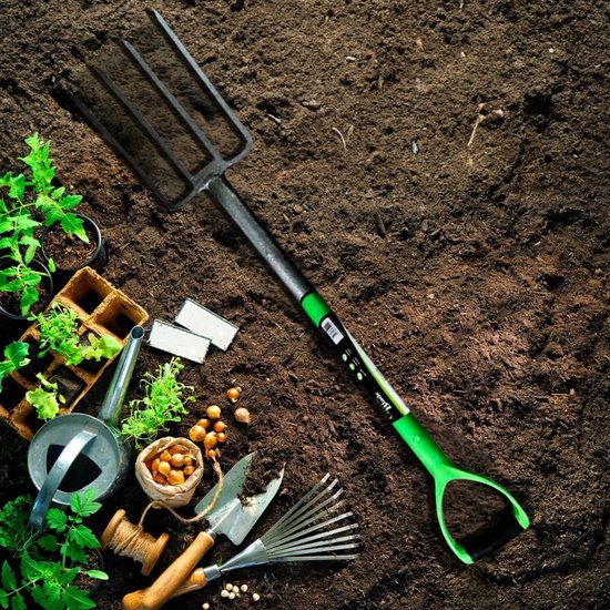 RONN® Woelvork - Tuinwoeler - Spitvork - Groen - 97cm x 23cm x 3cm van Merkloos	 — afbeelding 5