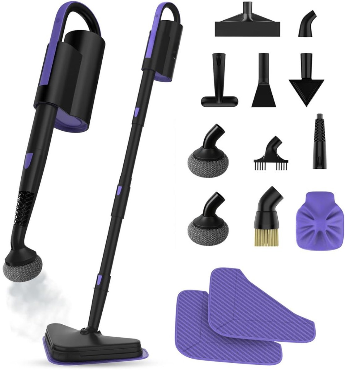 MMP® Stoomreiniger vloer - Stoomreiniger - Stoomreinigers - Paars - 35cm x 20cm x 30cm