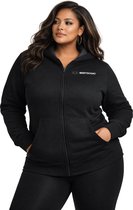 Verwarmde Hoodie - Vrouwen | Verwarmd Vest | Dual Heating | Zwart | Incl. twee powerbanks | S