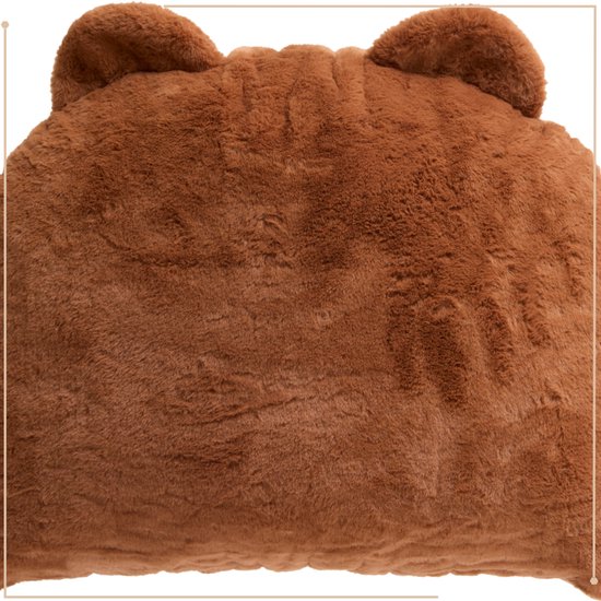 MISOU Kinderfauteuil - Fauteuil - Kinderzetel - Peuterstoel - Teddy Stoel - 60x52x65 cm - Bruin - COZY — afbeelding 3