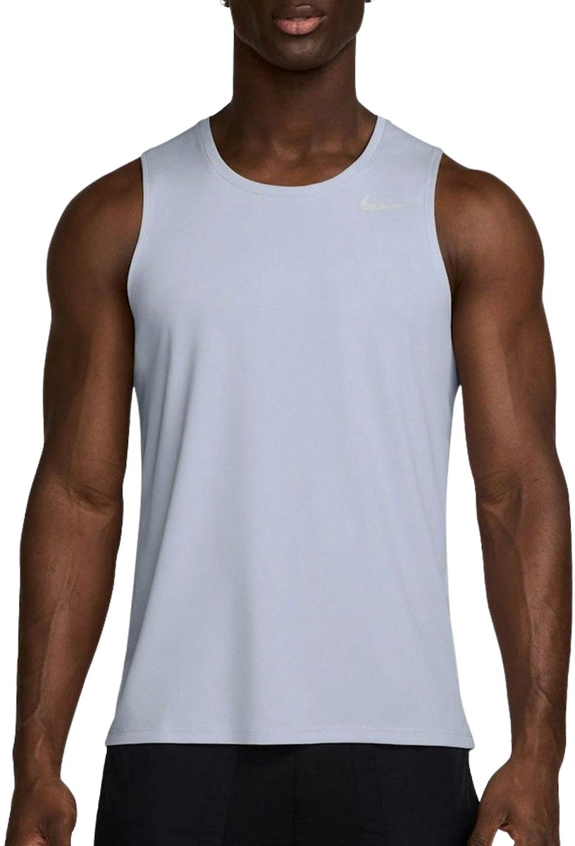 Nike Dri-FIT Miler Tanktop Heren Grijs
