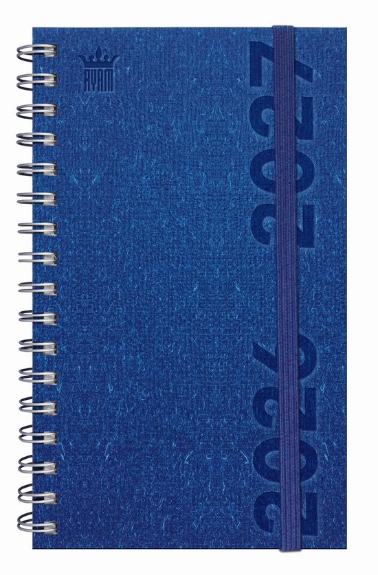 Ryam | Cursus agenda Eco | 2026/2027 | Genaaid gebonden | A6 | 12 mnd | Blauw