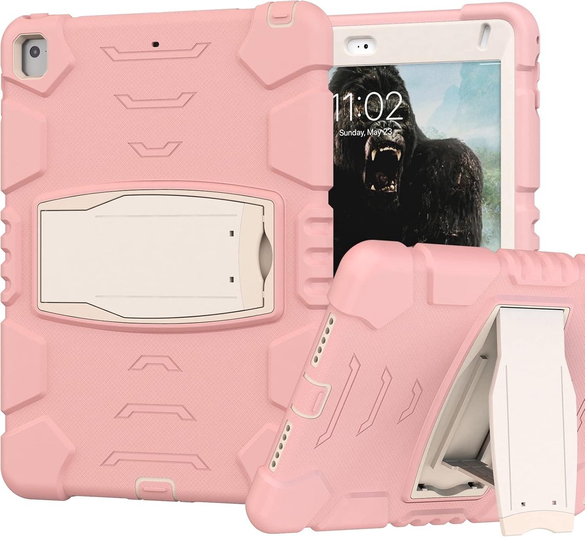 Tablethoes geschikt voor Apple iPad 9.7 inch (2017 / 2018) – Roze – Met standaard