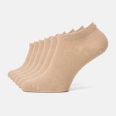Enkelsokken die niet afzakken - Maat 39-42 - voor Dames en Heren - Naadloze sokken - Beige sokken - Sneakersokken Dames en Heren - Sokken