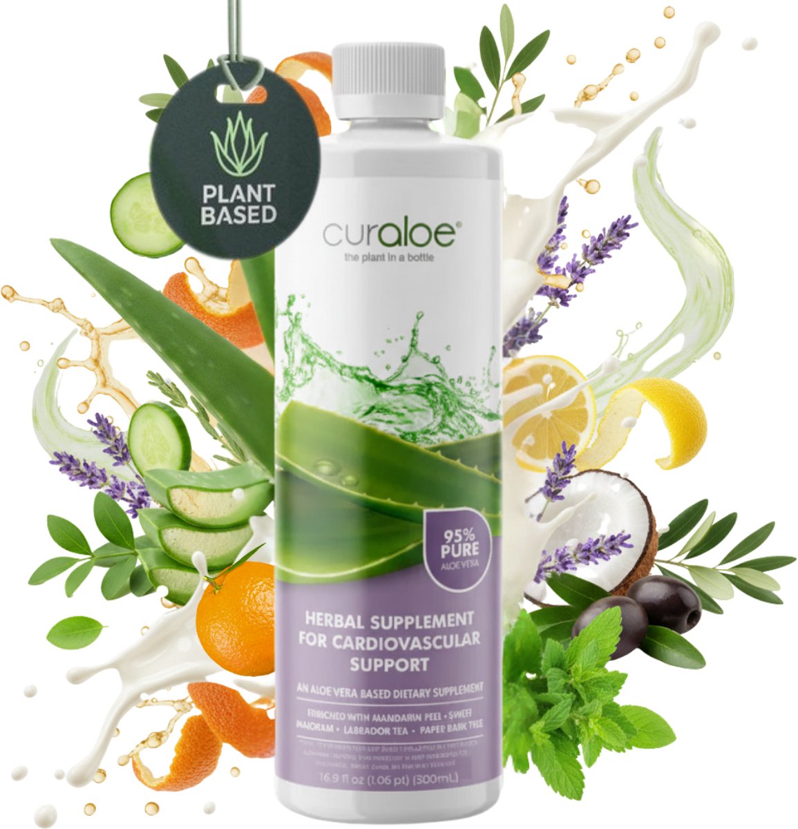 Curaloe Aloe Vera Cardiovascular support Health Juice 500ml