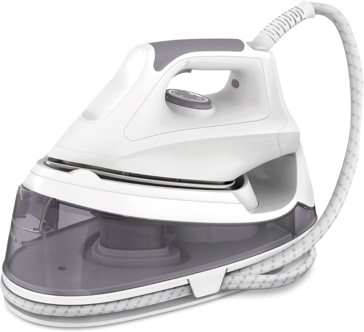 Aura® Strijkijzer Met Stoomgenerator - Strijkijzer Met Stoom - Strijkijzer - Wit/Grijs - 38cm x 19cm x 28cm