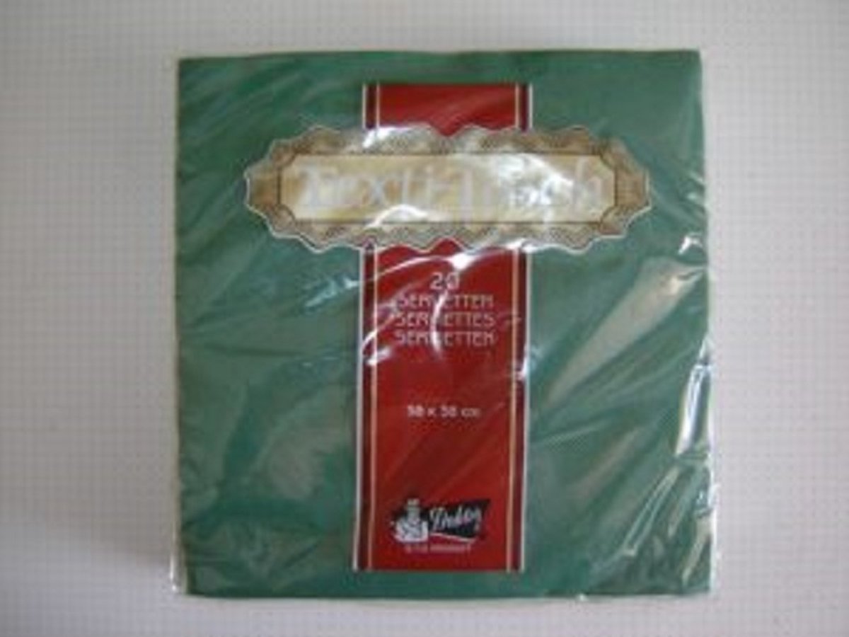 Servetten groen,38 x 38,3 laags (40st.)