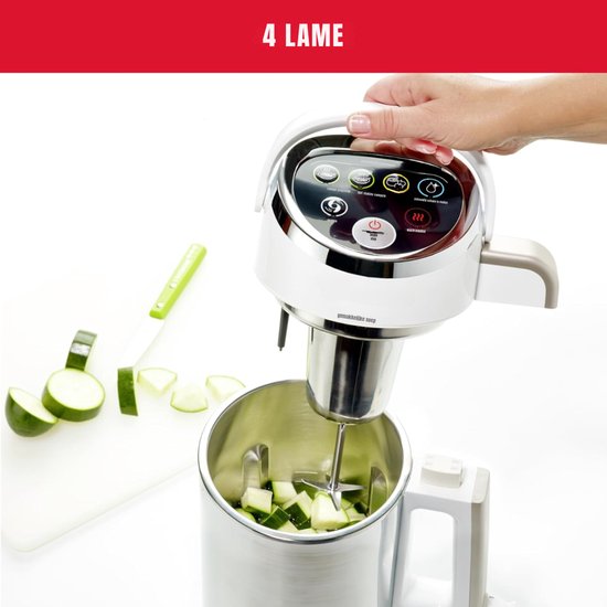 Aura® Soepmaker - Soepmakers - Soupmaker - Zilver- 24cm x 23cm x 40cm van Aura — afbeelding 3