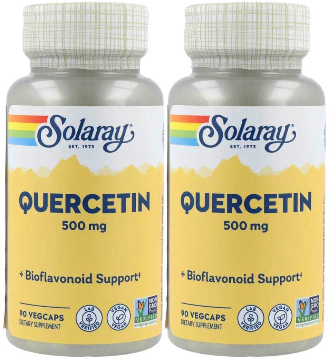 Solaray - Quercetin 500 mg - 2 x 90 capsules - Voordeelverpakking