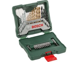 Bosch X-Line Boorset - 30-delig - Titanium Plus Serie - Voor hout, metaal en steen