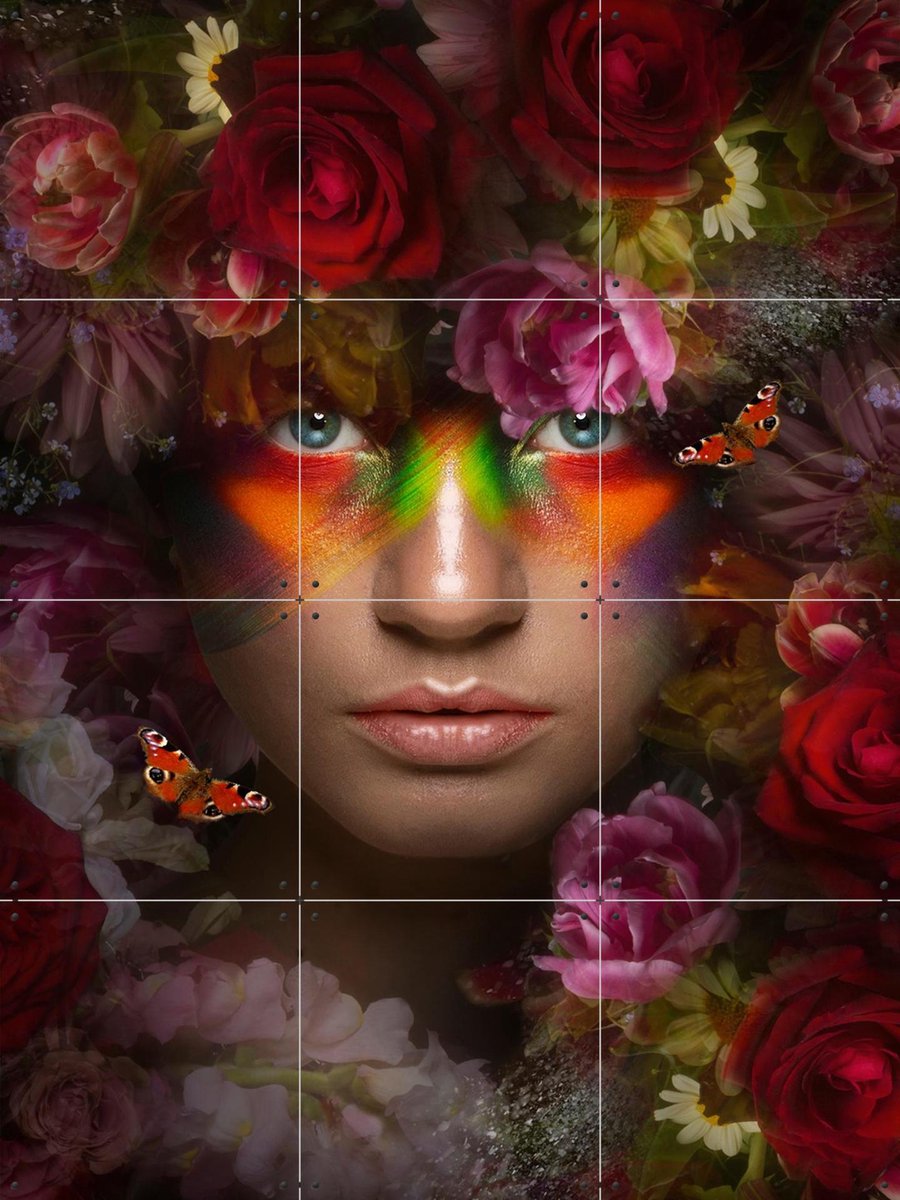 IXXI Royal Delicious, Sander van Laar - 60 x 80 cm - Gratis ophangtool - Grote wanddecoratie en posters - Kleurrijk, Gemengde Technieken, Fotografie
