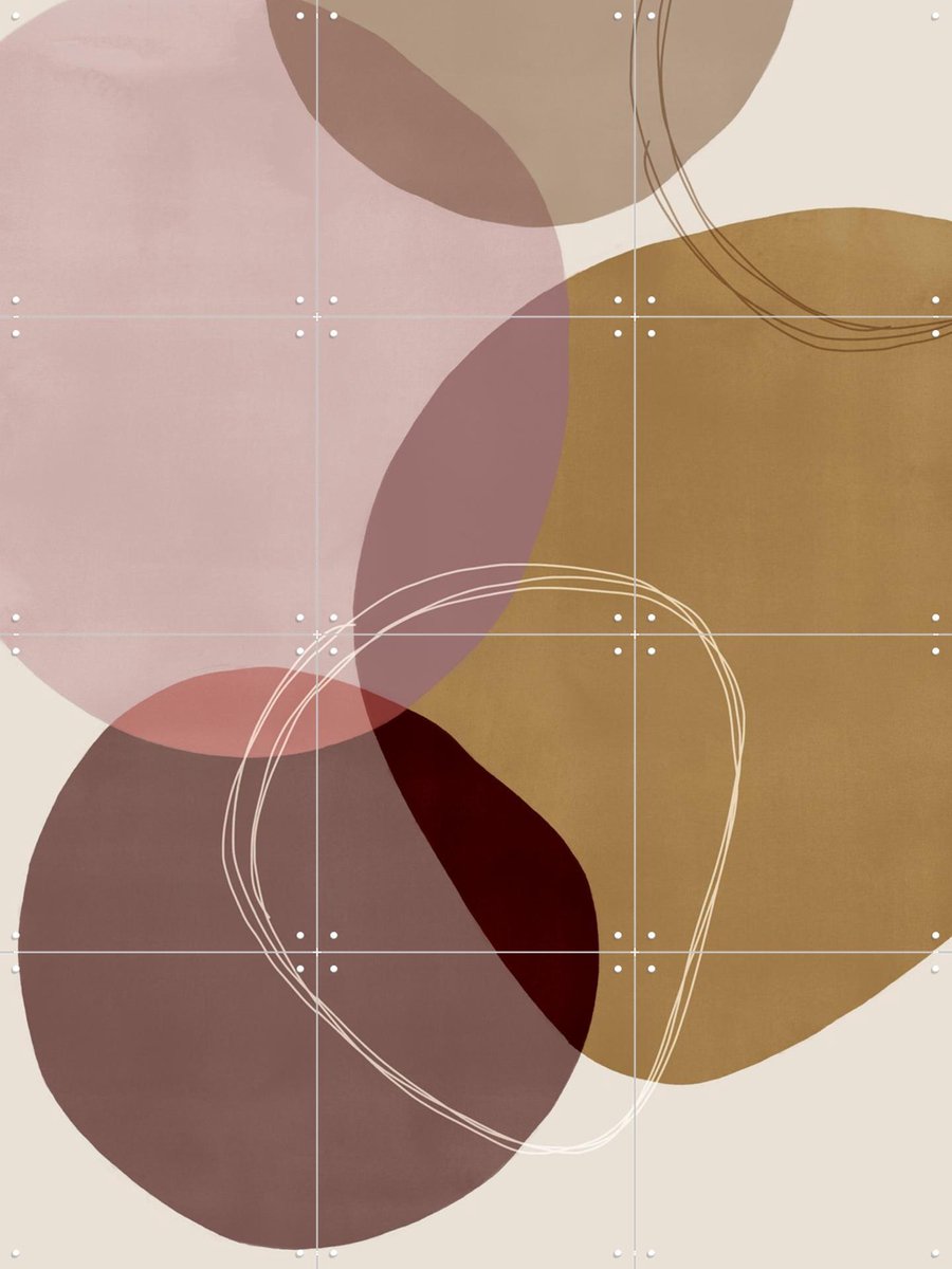 IXXI Graphic 249, Mareike Böhmer - 60 x 80 cm - Gratis ophangtool - Grote wanddecoratie en posters - Line art, Abstract, Grafisch Ontwerp