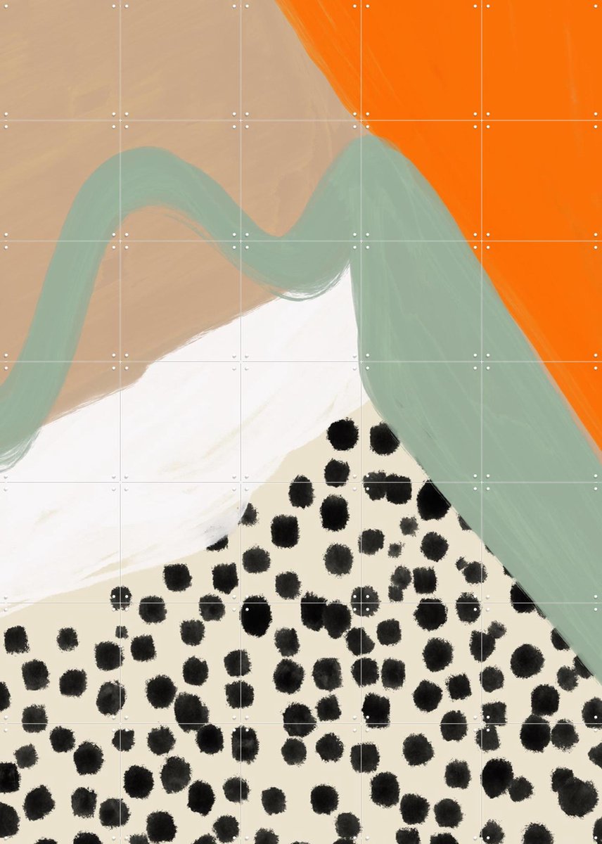 IXXI Crazy Life Boho, Hej.Ibiza - 100 x 140 cm - Gratis ophangtool - Grote wanddecoratie en posters - Abstract, Gemengde Technieken, Digitale Kunst