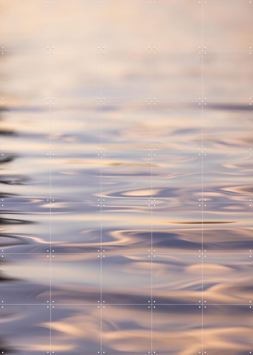 IXXI Sunset Reflections 1, Mareike Böhmer - 100 x 140 cm - Gratis ophangtool - Grote wanddecoratie en posters - Minimalisme, Realisme, Surrealisme