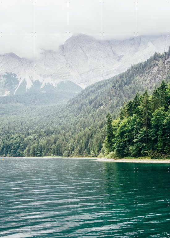 IXXI Eibsee Lake - Décoration murale - Photographie - 100 x 140 cm