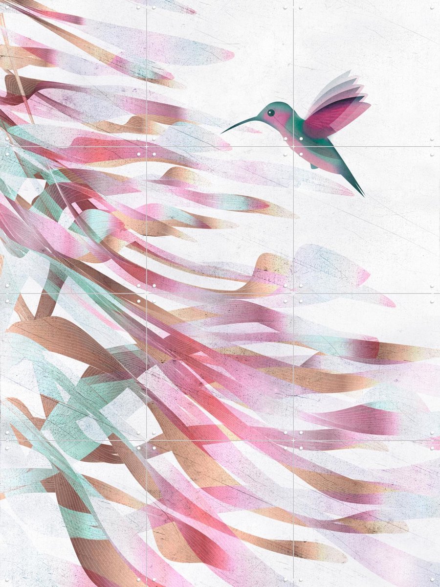 IXXI Sweet Freedom, Angelo Cerantola - 60 x 80 cm - Gratis ophangtool - Grote wanddecoratie en posters - Grafisch Ontwerp, Digitale Kunst, Abstract