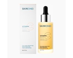 SKINTONE SKIN® - Vitamine C 20% Serum Booster - Met Vitamine E & Hyaluronzuur - Gezichtsserum - Collageen - Anti Rimpel - Anti Acne - Tegen Pigmentvlekken - 60ml – Vrouwen – Mannen – Gezicht – Vitamin – verzorging – Puisten - Puistjes