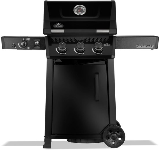 Napoleon Freestyle Pro 365 Zwart – Propaangasgrill met Zijbrander