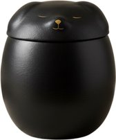 Artic Nimara Hondenurn – Zwart – 500ML – Hoogwaardig Keramiek – Handgemaakt – Honden – As Urn – Huisdieren Urn – Urn Kat – Urn Hond – Urn voor Dieren – Urne – Urnen – Huisdieren tot 30 KG