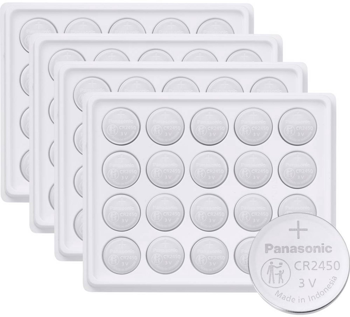 Panasonic Knoopcel CR2450 3 V 300 stuk(s) 620 mAh Lithium CR2450