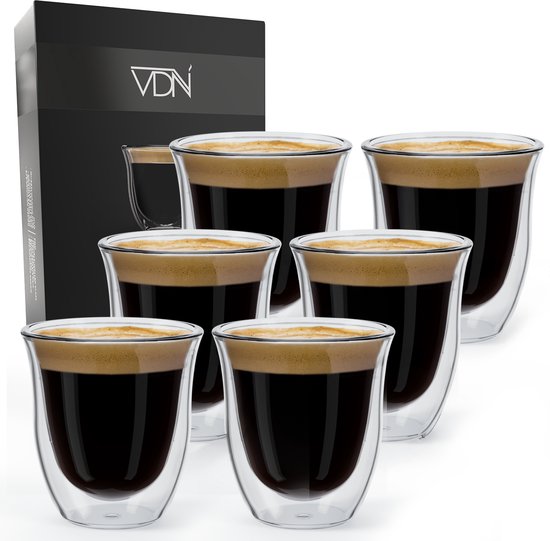 Dubbelwandige theeglazen