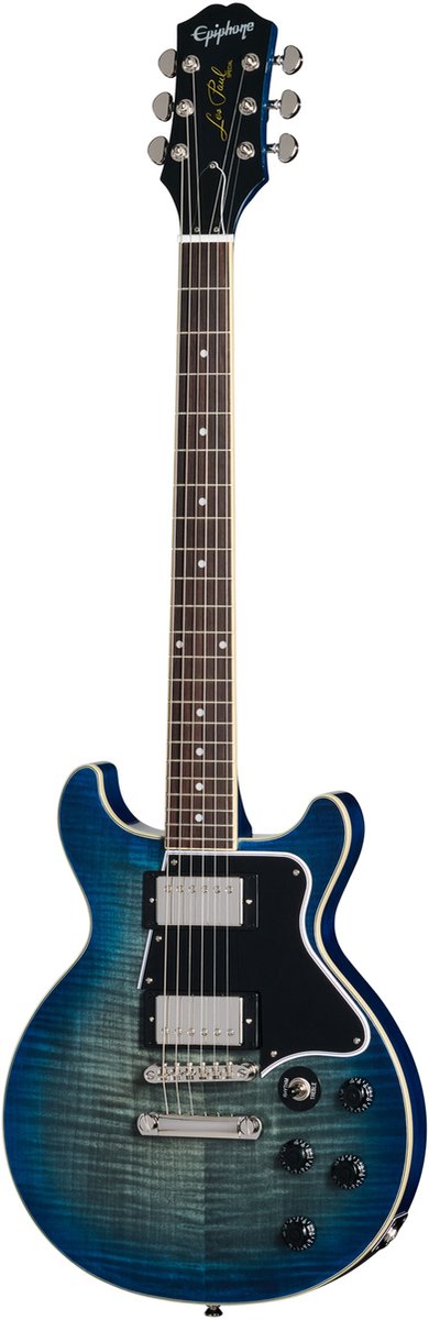 Epiphone Les Paul Special Double Cut Figured Ocean Water - Double Cut modellen