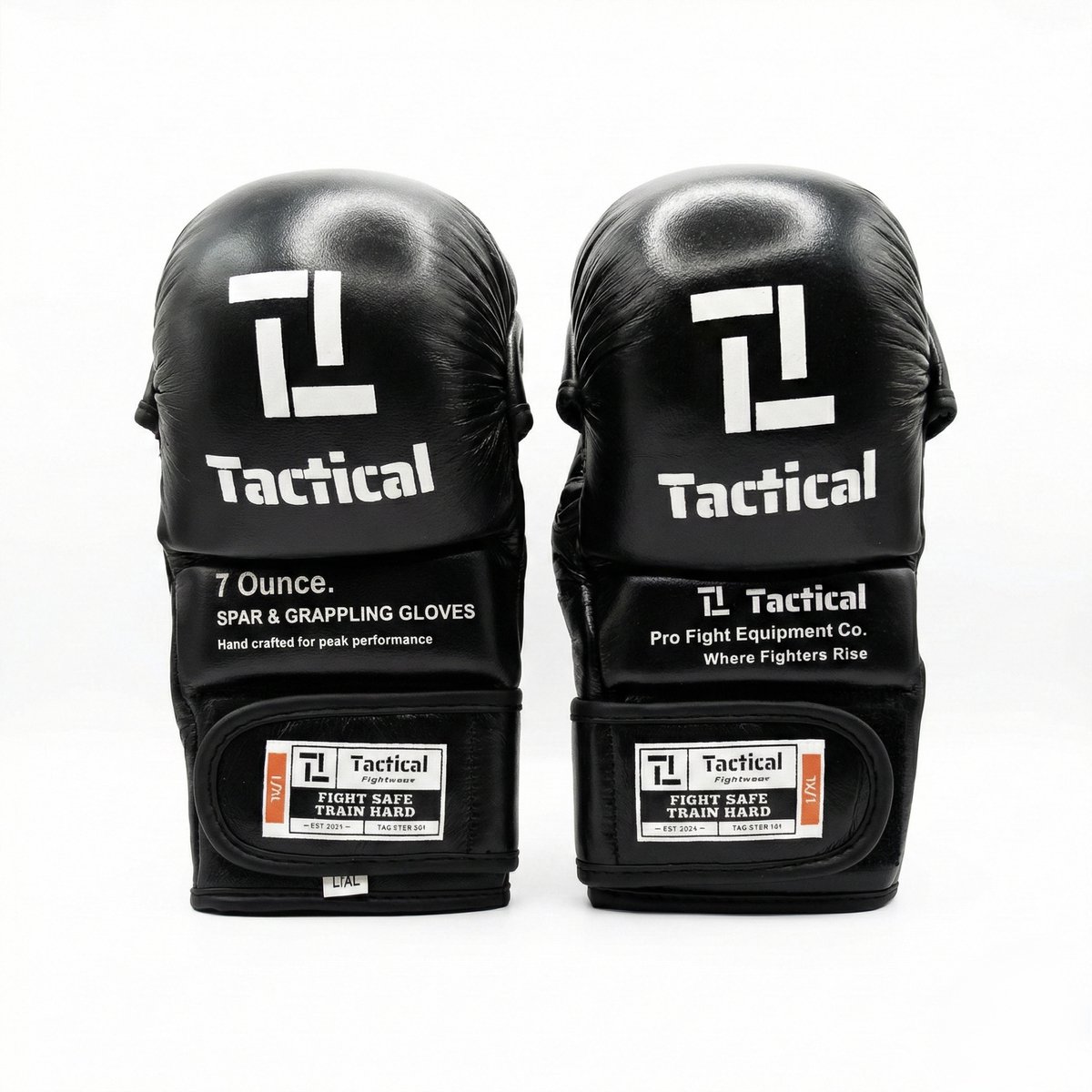 Tactical Fightwear - MMA Handschoenen - PU Leer - Sparring - Grip & Control - Maat S/M