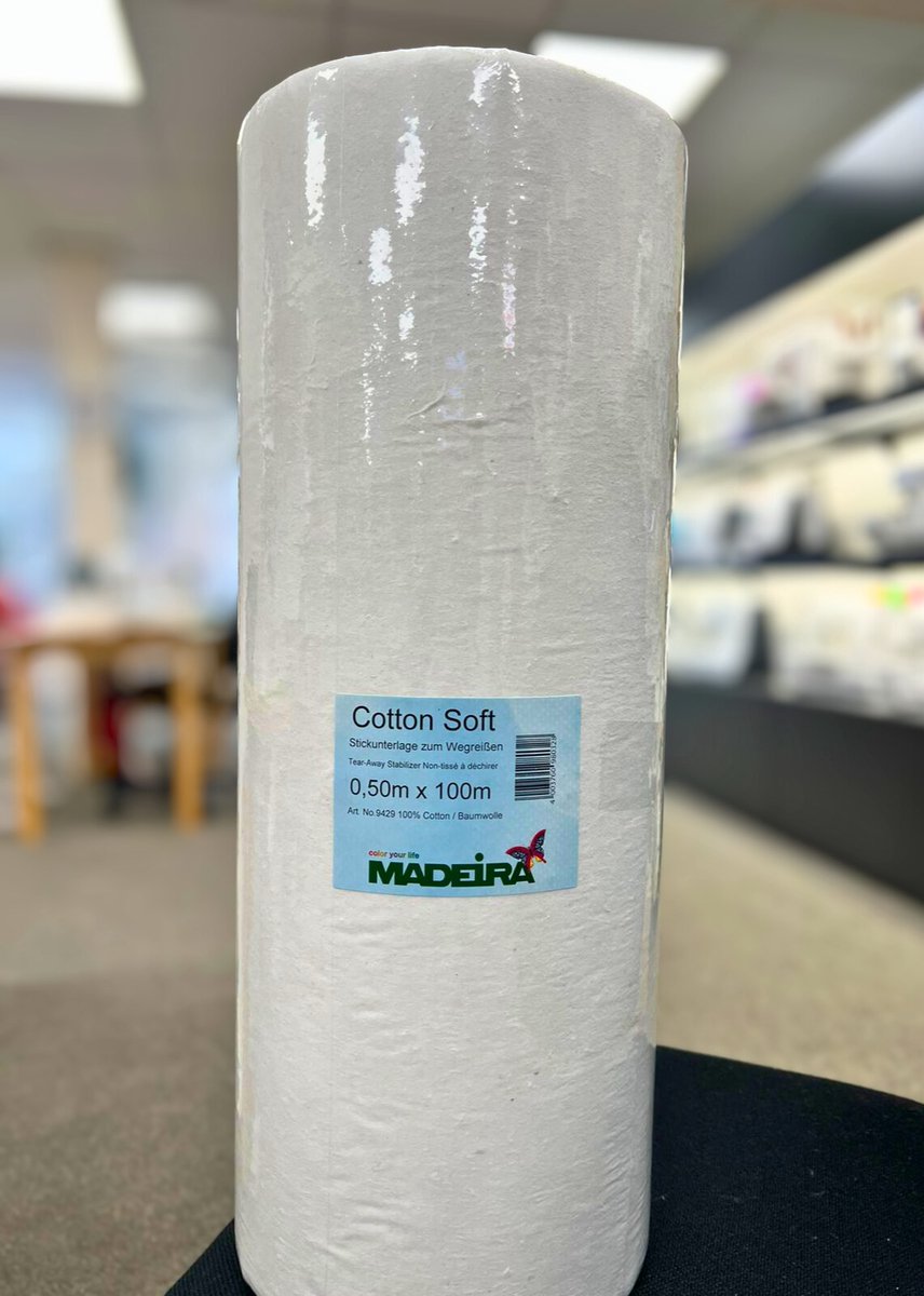 Madeira Cotton Soft tear-away stabilizer 0,50m x 100m