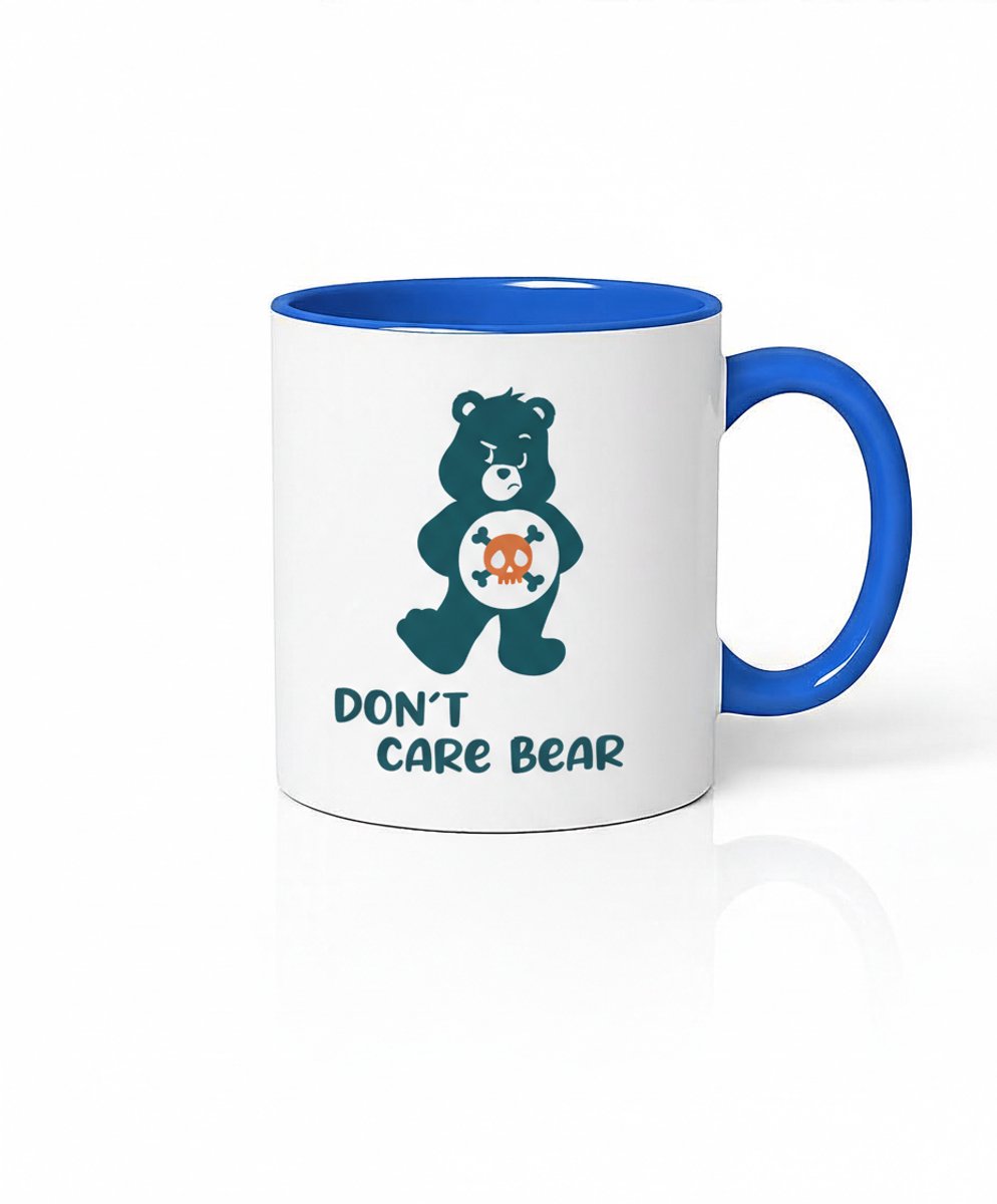 Don't Care Bear Mok - Grappige Koffiemok met eigenwijze beer