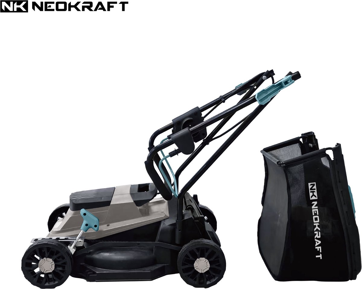 NeoKraft - Elektrische Grasmaaier - 1300W - 33 cm Maaibreedte - Incl 30L Opvangbak - 6 Maaihoogtes – foto 8