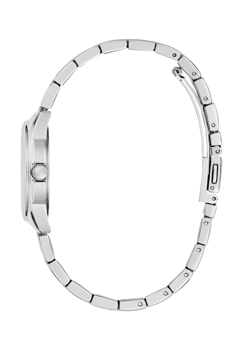 Guess Bette Quartz Analoog Horloge Zilvertint En Blauw Behuizing: 100% Roestvrij Staal| Armband: Roestvrij Staal 29 mm U1423L1M, U1423L5M, U1423L6M