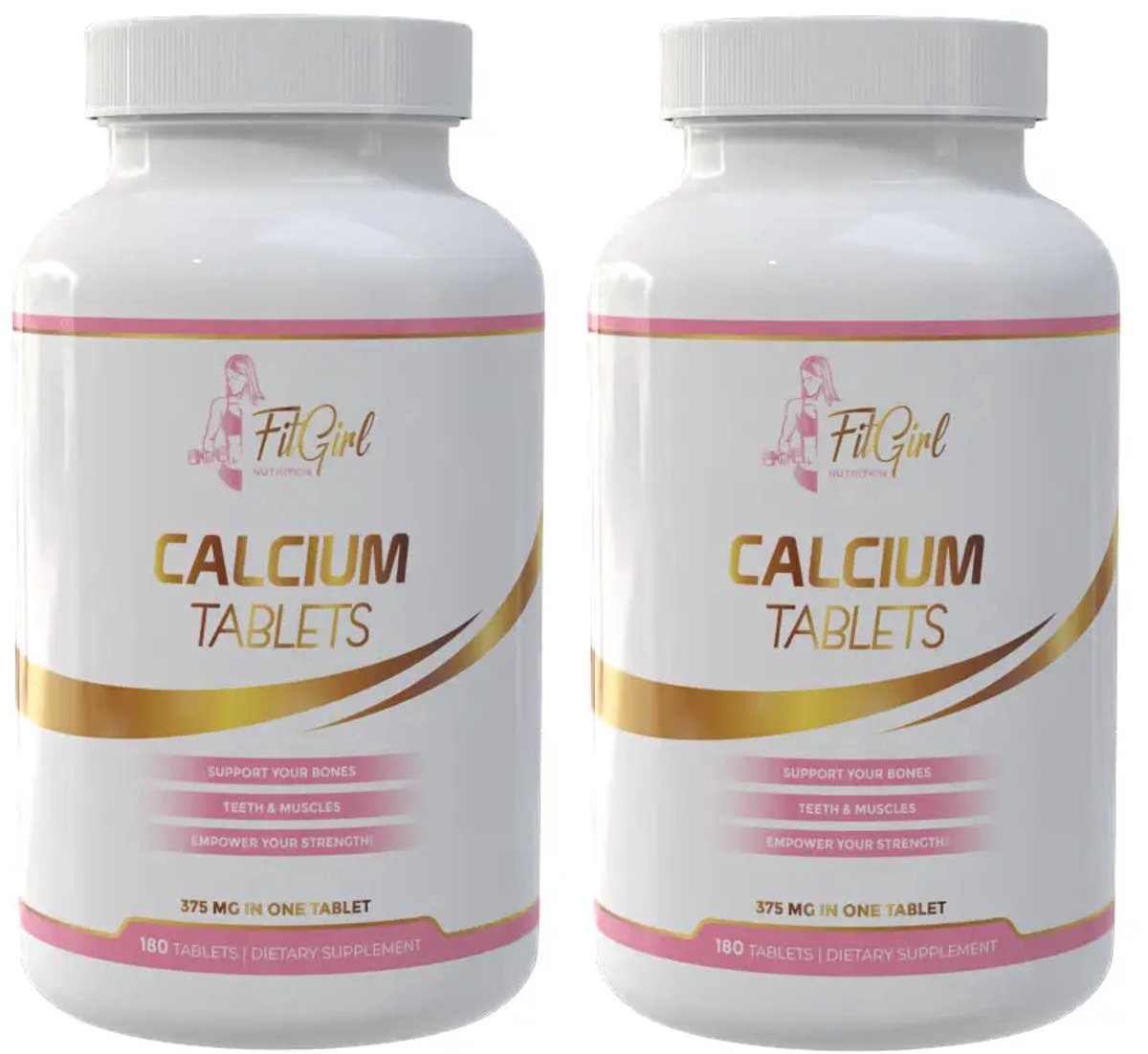 FitGirl Calcium D3 K2 Twin Pack 2 x 180 tabletten