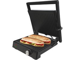 Tomado XXL Tosti apparaat - 4 tosti's - Instelbare temperatuur - Grill apparaat - Tosti ijzer - PFAS vrij - 28 x 23 cm - 2000 watt - TGC4002B
