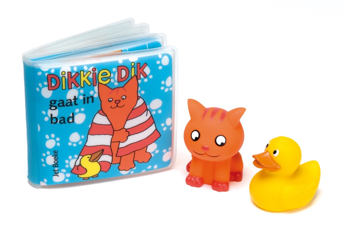 Omslag van Dikkie Dik - Dikkie Dik gaat in bad