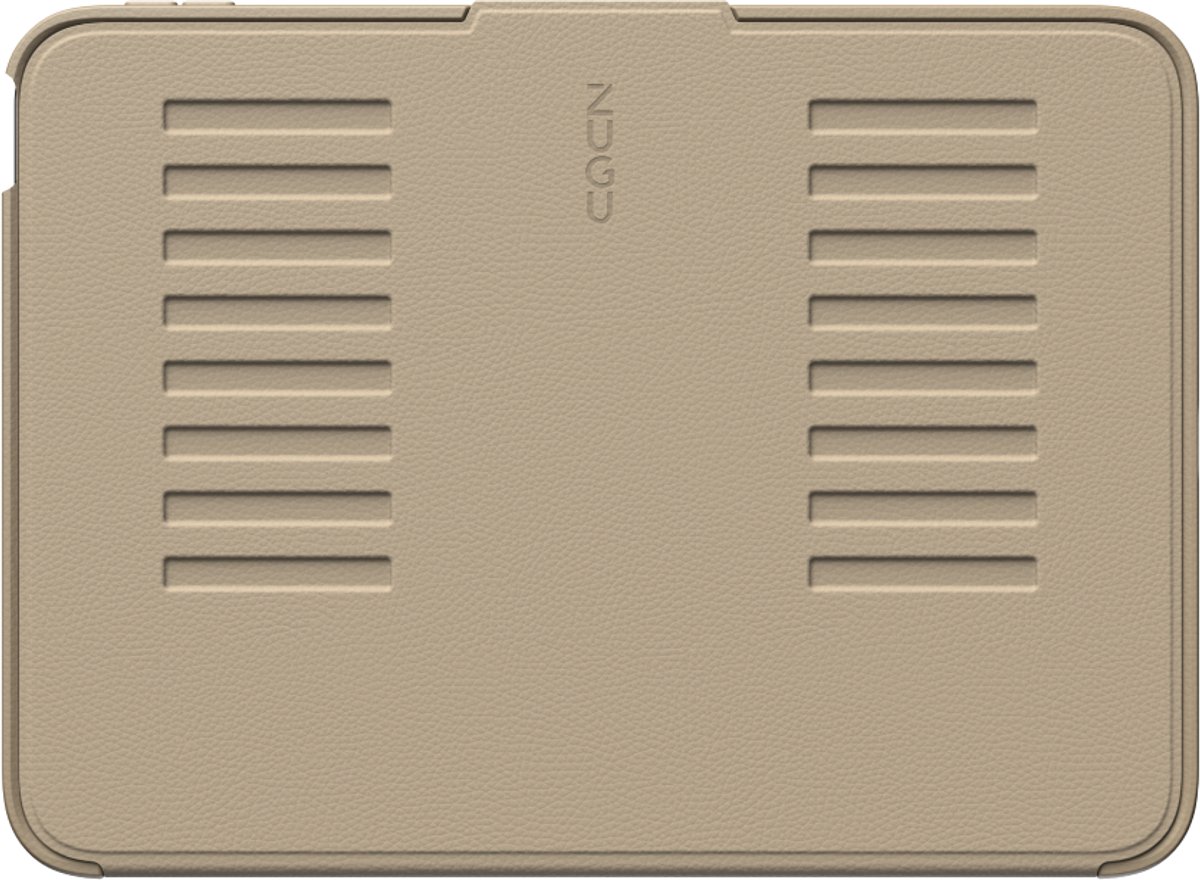 Zugu case Hoesje iPad Air 11 (M2-M4) & Air 10.9 (4th/5th gen) – Verstelbare Magnetische Standaard – Veilige Magnetische Montage – Draadloze Apple Pencil Oplaadcompatibiliteit - Beige