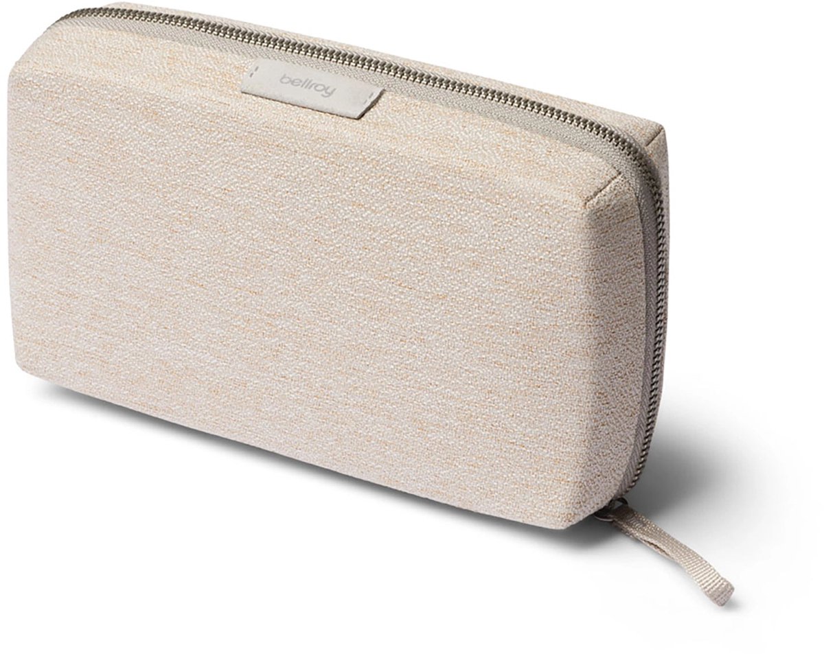 Bellroy Tech Kit Accessoires Tas – Milieuvriendelijk van Gerecyclede Materialen – Praktisch en Modern Ontwerp – Bevat Gerecyclede Bronnen zoals PET-Flessen en Visnetten - Wit