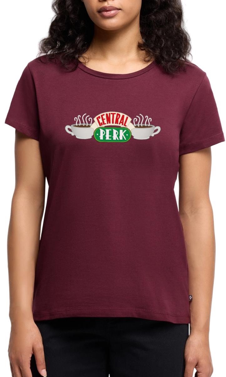 Friends Central Perk Logo Premium T Shirt Dames