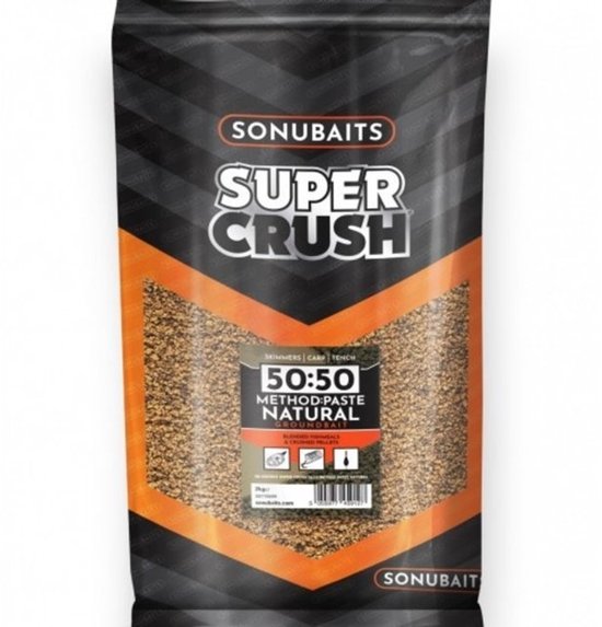 Sonubaits Super Crush Method:paste Natural Groundbait 2kg — afbeelding 4