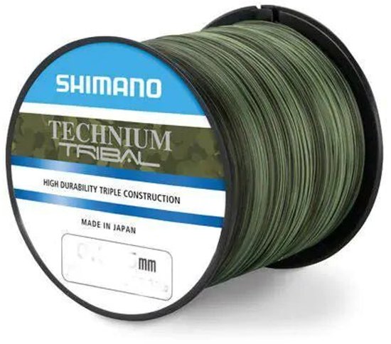Shimano Technium Tribal Quarter Pound 0.355mm (790m) Camo Green van Shimano — afbeelding 3