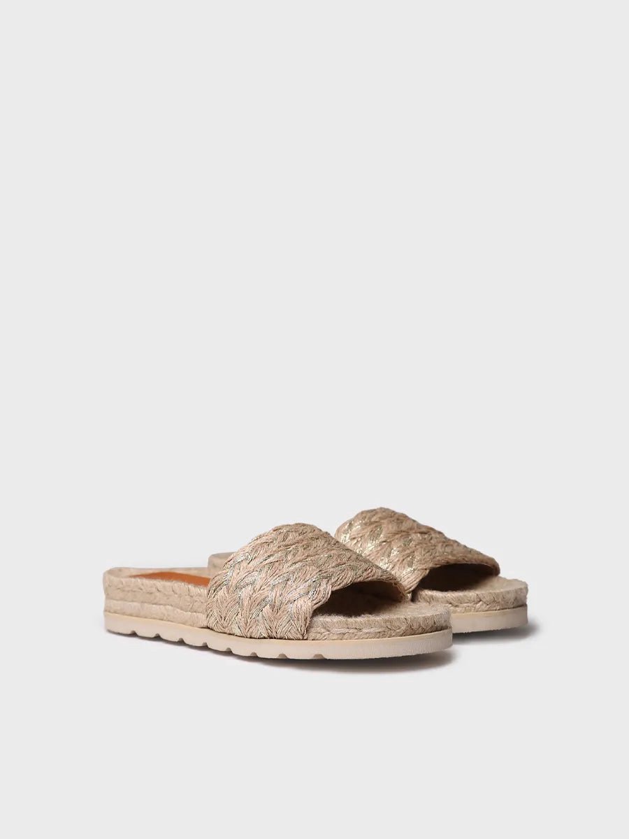 Damessandaal van open jute | DELTA-PH