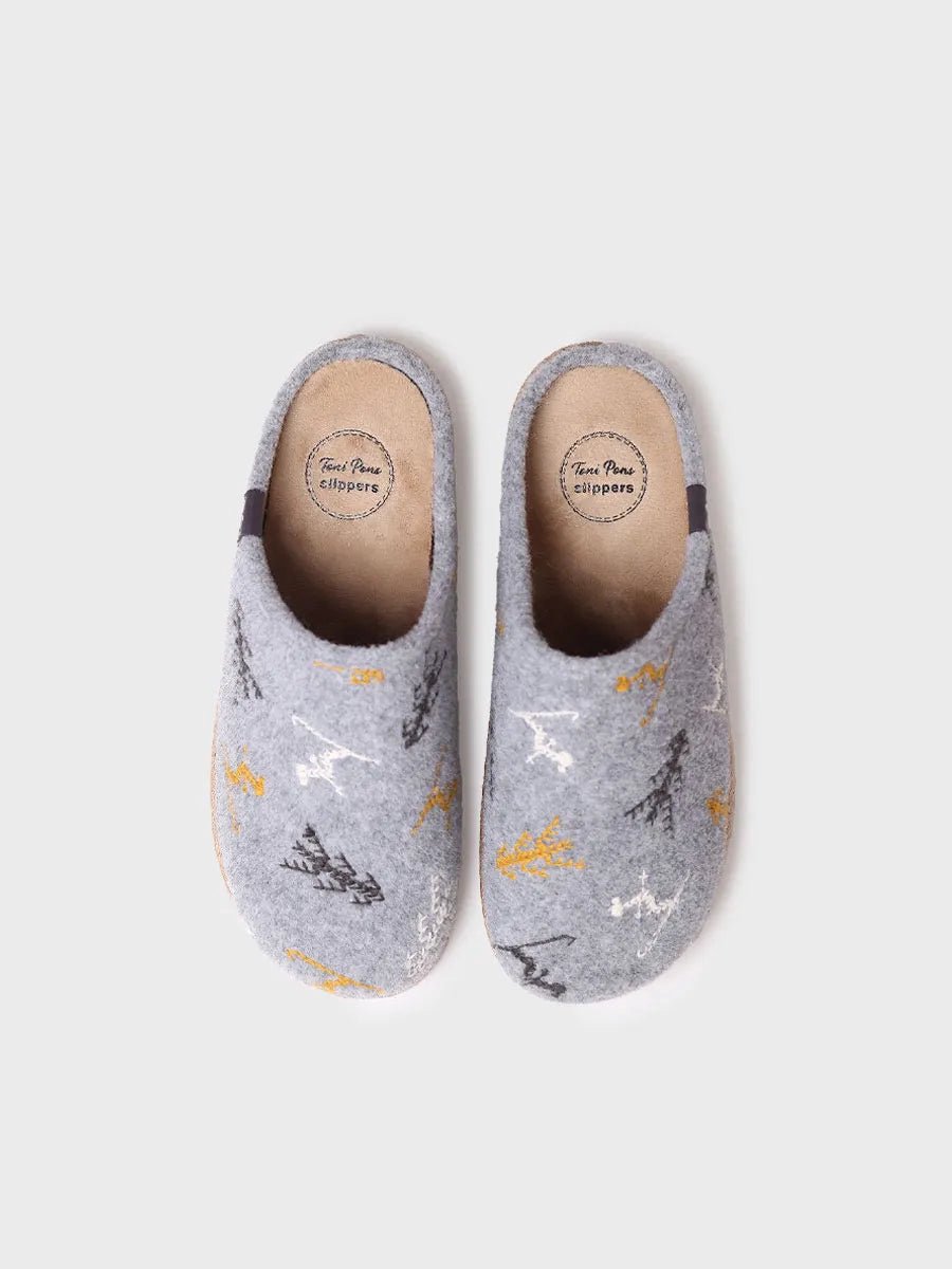 Viltslippers voor heren | TOBI-SK