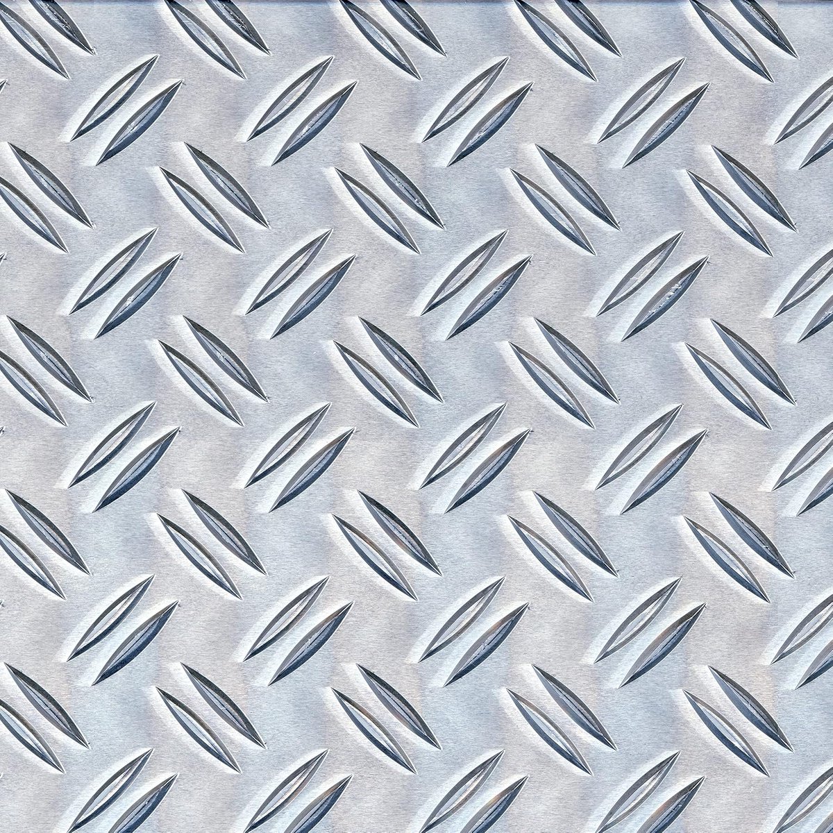Structuurplaat Aluminium - Ribbel Plaat - Bouw Projecten - Geribbeld Reliëf - 300 x 1000 mm - Naturel
