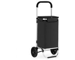 Boodschappentrolley - Boodschappenwagen - Boodschappenkar - Grote Wielen - Boodschappentas - Aluminium Trolley - 2 wielen - 40 Liter -Tot 40kg