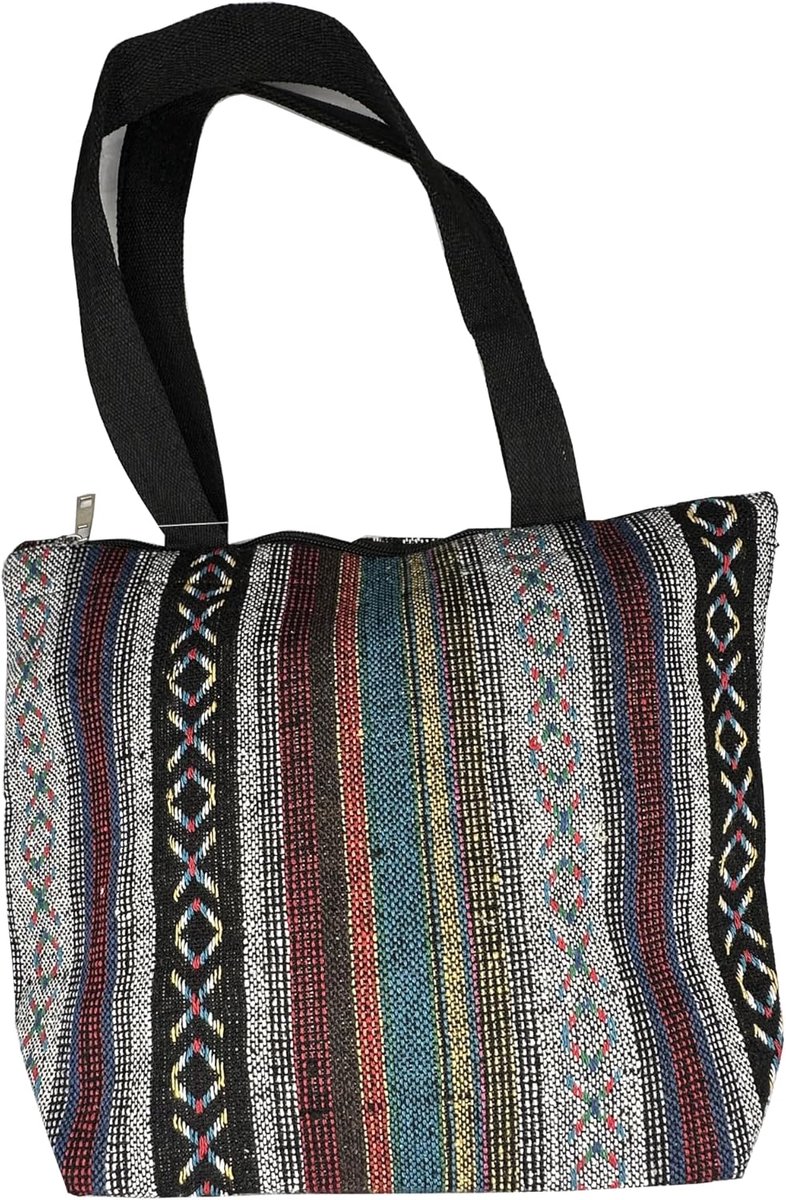 Dames Handtas van Stof, Casual Hippie Boho Stijl, Ideaal voor Dagelijks Gebruik